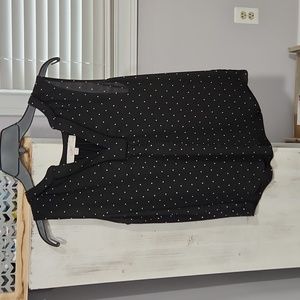 Loft Petite Sleeveless Polkadot Blouse